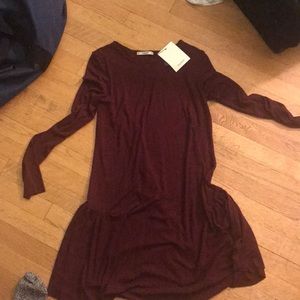 Long sleeve T-shirt dress